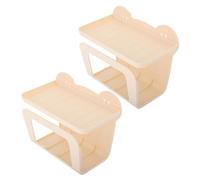OSOLADY 2pcs Sturdy Wall-mounted Tissue Box Wet Wipes Dispenser Box Tissue Storage for Bathroom Kitchen Bedroom Nonslip Wipes Container Multipurpose