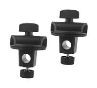 OSOLADY 2pcs Swivel Mic Clamp Mount Adapter for Boom Arm Horizontal Bracket with Adjustable Tilt Angle, Microphone Stand Fixture Accessory for Live Streaming and Acoustic Instrument Use