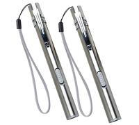 OSOLADY 2pcs Usb Medical Stainless Steel Inspection Pen Lamp Led Torch for Doctor Nurse