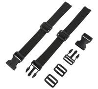 OSOLADY 2Pcs Utility Straps with Buckle Golf Straps Adjustable Quick Release Buckle Black Polypropylene Fiber for Securing Items in on A Vehicle