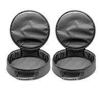 OSOLADY 2pcs Waterproof Oxford Cloth Car Cable Storage Bag with Handle, Compact Portable Organizer for Electric Vehicle Charger and Ev Charging Cable, for Camping and Road Trips Black