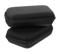 OSOLADY 2pcs Waterproof Wireless Microphone Case Set with Zipper Closure, Eva and Nylon Material, Built-in Mesh Pocket for Camera Bags and Backpacks