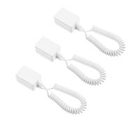 OSOLADY 3 pcs Remote Control Tether for Mobile Phone Tablet Retractable Cable with Adhesive Hook Compact Design for Home Hotel Use Prevents Loss of Remotes Devices