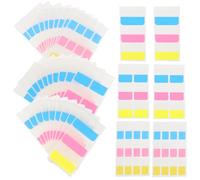 OSOLADY 3 Sets of Self-Adhesive Page Marker Labels with Writable Colorful Sticky Tabs, Small 120pcs + Medium 60pcs + Large 30pcs Index Dividers for Book Annotation and Office Organization