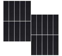 OSOLADY 30pcs Black Kraft Paper Pen Sleeves Folding Pen Organizer Box with Window Multi-function Paper Packaging Holder for Office and School Use