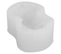 OSOLADY 3D Bulldog Cake Mold White for DIY Baking, Cookie and Mousse Cake Making, Party Dessert Silicone Mold for Home Kitchen