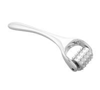 OSOLADY 3D Micro-Needle Face and Neck Massager Roller Facial Massage Tool Enhanced Circulation Contour Refinement Reusable Zinc Alloy Portable for Home and Salon