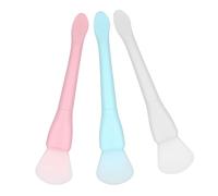 OSOLADY 3Pcs Dual End Silicone Facial Mask Applicators Soft Brush Tool for Skincare Makeup Application Removal Gentle Versatile Spatula for Mixing and Applying Products