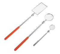 OSOLADY 3pcs Extendable Inspection Mirror Retractable Car Telescopic Mirror Tool Flexible Telescoping for Mechanics Car Home Garage