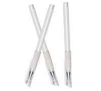 OSOLADY 3pcs Fine Oil Tattoo Eyebrow Pen Professional Mapping for Precise Eyebrow Shaping and Lines White Ink for Daily and Family Use