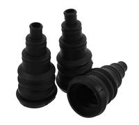OSOLADY 3pcs Fire-resistant Rubber Wire Grommet for Cables and Wires Easy Installation Black Marine Cable Boot for Vehicle and Electrical Uses Plug Protection