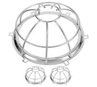 OSOLADY 3pcs Fire Sprinkler Head Safety Cage: Flush Mount Pendant Sprinkler Guard Cover Ceiling Smoke Sensor Protection for Office Home Apartment 6.8x2.7Inch