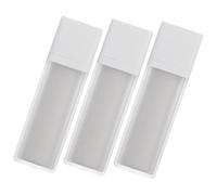 OSOLADY 3pcs Frosted Airless Essence Lotion Pump Bottle for Travel Cosmetic Container Pressing Type for Toiletry Bottles and Travel Toiletries
