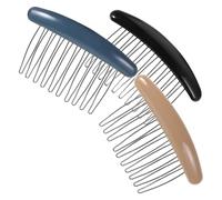 OSOLADY 3pcs Hair Twist Comb Plastic Side Combs Hair Decorations No-root-damage Portable for Fringe