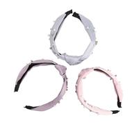OSOLADY 3pcs Headbands for Women Non- Hairbands Elegant Twisted Design for Daily Wear Makeup and Special Occasions Light and Khaki