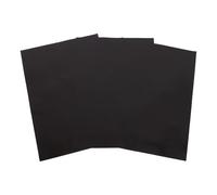 OSOLADY 3pcs Magnetic Adhesive Sheets Self-adhesive Backing, Black Magnetic Rubber Sheets for DIY and Small Blackboards, Stable Working Performance Fridge Magnet Stickers