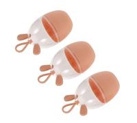 OSOLADY 3pcs Makeup Sponge Box Lid Beauty Egg Storage Case Powder Makeup Holder Sponge