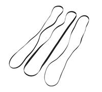 OSOLADY 3pcs Rubber Belt for Belt-driven Turntable Cassette Tape Machine Low Elongation No Jam Black Drive Belt Suitable for Home Audio