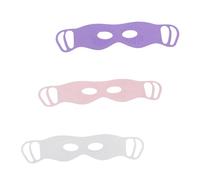 OSOLADY 3pcs Silicone Eye Mask Cooling Gel Eye Pads for Massager under Patches for Men Women