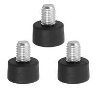 OSOLADY 3pcs Tripod Rubber Foot Spikes - 3/8" 1.1x0.8in Anti-Slip Replacement Tips for Camera Monopod Legs - Universal Tripod Feet Accessories