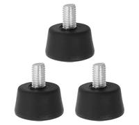 OSOLADY 3pcs Tripod Rubber Foot Spikes - M8 1.3x1.1in Anti-Slip Replacement Tips for Camera Monopod Legs - Universal Tripod Feet Accessories