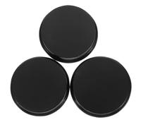 OSOLADY 3pcs Wooden round Display Bases for Dolls and Miniatures, Smooth Even Surface Circular Stands, for DIY Crafts and Artists Hobby Projects