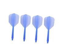 OSOLADY 4 Pcs Darts Flights Plastic Fine Thread Accessories Set Small Blue Tail Wings for Indoor Outdoor Sports