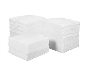 OSOLADY 400pcs Fabric Makeup Remover Pads Cosmetic Cleansing Pads Breathable White Fabrics Good Abrasion Resistance Skin Cleansing for Daily Facial Care