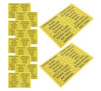 OSOLADY 40pcs Tool Box Identifier Stickers Socket Labels Stickers Decal Set 8.07x5.51x0.04in Bright Retro Paper Wearresistant Material Easy Read Tool Labels for Chest Drawers and Workspace