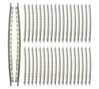 OSOLADY 48pcs Cupronickel Electric Guitar Fret Wires Thick Fingerboard Replacement for Smooth Scale Transitions and Enhanced Tonal Clarity