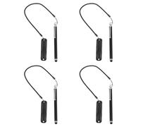 OSOLADY 4pcs Capacitive Stylus Touch Pen Tablet High Sensitivity Pen Ergonomic Shape Plastic Wide Compatibility Black for Prolonged Use Writing on Mobile Phones Tablets