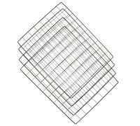 OSOLADY 4Pcs DIY Dog Crate Divider Panels 35X45Cm Medium Wire Iron Mesh Pet Fence Sheets Detachable Exercise Pen Floor Grid for Small to Medium Dogs Indoor Outdoor Use