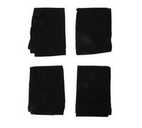 OSOLADY 4pcs Elastic Dreadlocks Tube Headwrap Hat for Hair Sleeping and Cleaning, Mercerized Cotton Material, Reduces Thinning and Keeps Hair Neat, Unisex Black Headbands