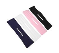 OSOLADY 4pcs Hair Bun Maker Clips Set Twist Styling Tool with Wire Frame, Elastic Fashion Headbands for Women, Includes Black, Pink, White Navy, Suitable for Creating Messy and Neat Updos