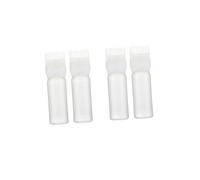 OSOLADY 4Pcs Hair Dye Applicator Bottle Durable White Rinsing Bottles with Comb for Even Color Distribution for Salon Hair Coloring and Dry Cleaning