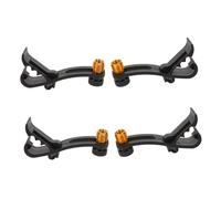 OSOLADY 4pcs Mic Clips Drum Adjustable Mic Clamp for Microphones Black