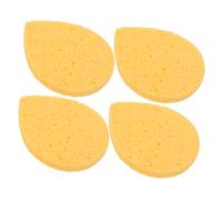 OSOLADY 4pcs Multi-function Facial Sponges Reusable Exfoliating Makeup Remover Cleanser Brush