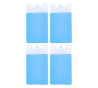 OSOLADY 4pcs Prefilled Ice Packs Lunch Box Ice Packs Reusable Rapid Cooling Effect Plastic High-density Resin Cold for Lunch Box Camping and Shipping