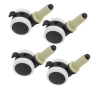 OSOLADY 4pcs Replacement Wheels for High Chair with Easy Movement Plastic Chair Casters Accessories for Dining Easy to Maintain Suitable for Parents Random Color
