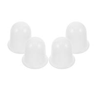 OSOLADY 4pcs Silicone Vacuum Cupping Set for Home and Salon Massage, Small Silicone Suction Cups for Facial and Body Therapy, Portable Manual Vacuum Massage Tools