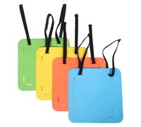 OSOLADY 4pcs Soccer Training Target Set Adjustable Shooting Aid for Football Goal Positioning, Multi-Color Strap Boards, Perfect for Youth Outdoor Sports Drills