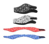OSOLADY 4pcs Swim Ear Defenders Ear Plugs for Swimming Boys and Girls Bathing Headband Adjustable Swim Headband for Water Activities