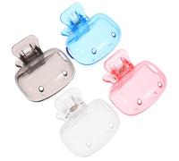 OSOLADY 4pcs Travel Toothbrush Covers Pet Protective Caps Compact Dustproof Head Caps for Outdoor Business Trips Home Use Portable Toothbrush Head Protectors