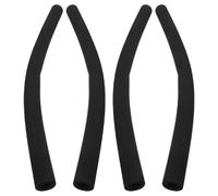 OSOLADY 4pcs Universal Black Sponge Stroller Handlebar Sleeve with Non-Slip Grip and Wide Applicability, Protective Pushchair Armrest Handle Covers for Travel and Everyday Use