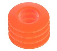 OSOLADY 4pcs Universal Kayak Paddle Drip Rings Water Stopper Rings Orange Kayak Accessories Compatible with Canoe and Rafting Paddles Shaft Replacement for Small