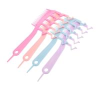 OSOLADY 4pcs Z-shaped Dual-sided Hair Comb for Women Wide and Fine Tooth Design for Styling and Parting Portable Travel-friendly Hair Volume Clips for Bangs and Various Hairstyles