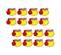 OSOLADY 50 Pcs Commodity Price Tags Price Tags Paper Yellow Eye-catching for Event Market