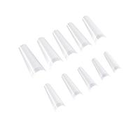 OSOLADY 500pcs Salon Pointed Nail Tips Manicure Accessories Nail Display Palette for Professional and Home Use Practice