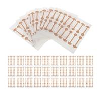 OSOLADY 50pcs Nose Shrinking Stickers Nasal Wing Patches Self-adhesive Elastic Fabric Breathable Soft Material Easy to Apply and Remove Facial Contouring Use