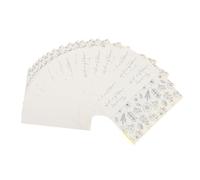 OSOLADY 50pcs Self-Adhesive Sticker Box Adhesive Labels 3.14x1.97x0.08inch Creative Design Decorative Rectangle Shape Sticks on Most Surfaces Choice for Bags and Other Things